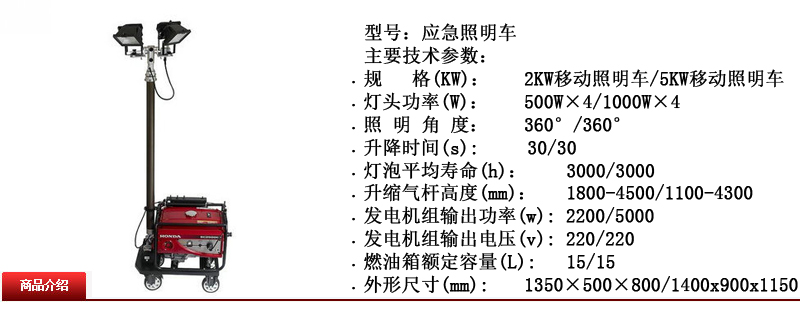 應(yīng)急照明車(chē)